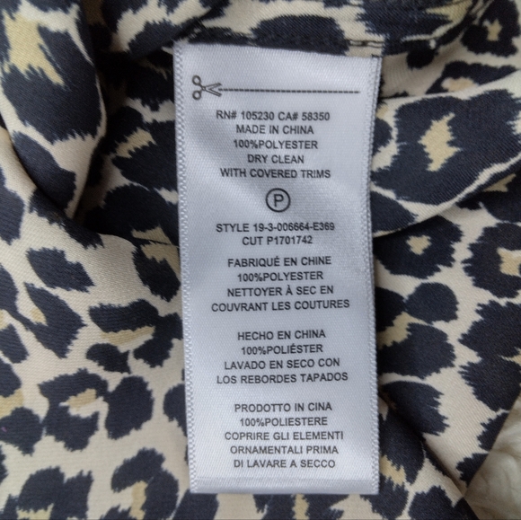Equipment Reese Leopard Print Button Down Shirt Size XS - Picture 9 of 15